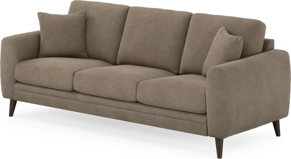 Eden - 3-sits soffa - Brun