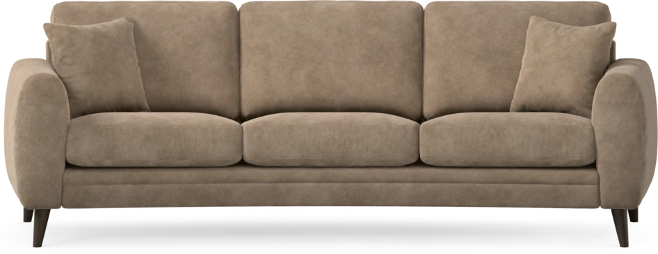 Eden - 3-sits soffa svängd - Beige