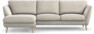 Madison Lux - 2-sits soffa med schäslong vänster - Beige