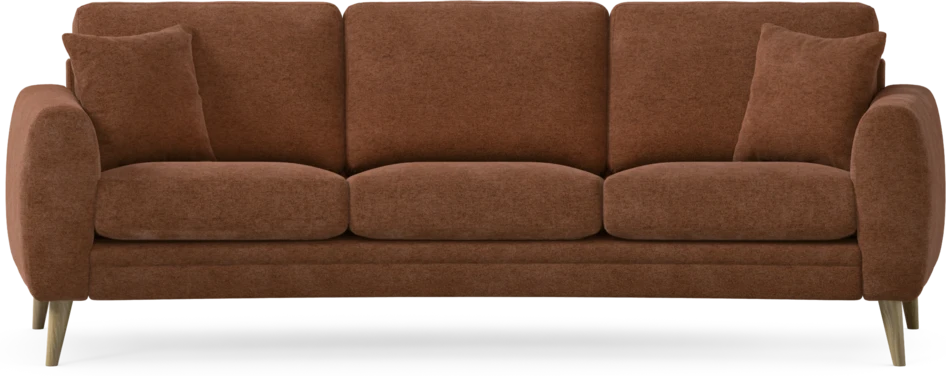 Eden - 3-sits soffa svängd - Orange