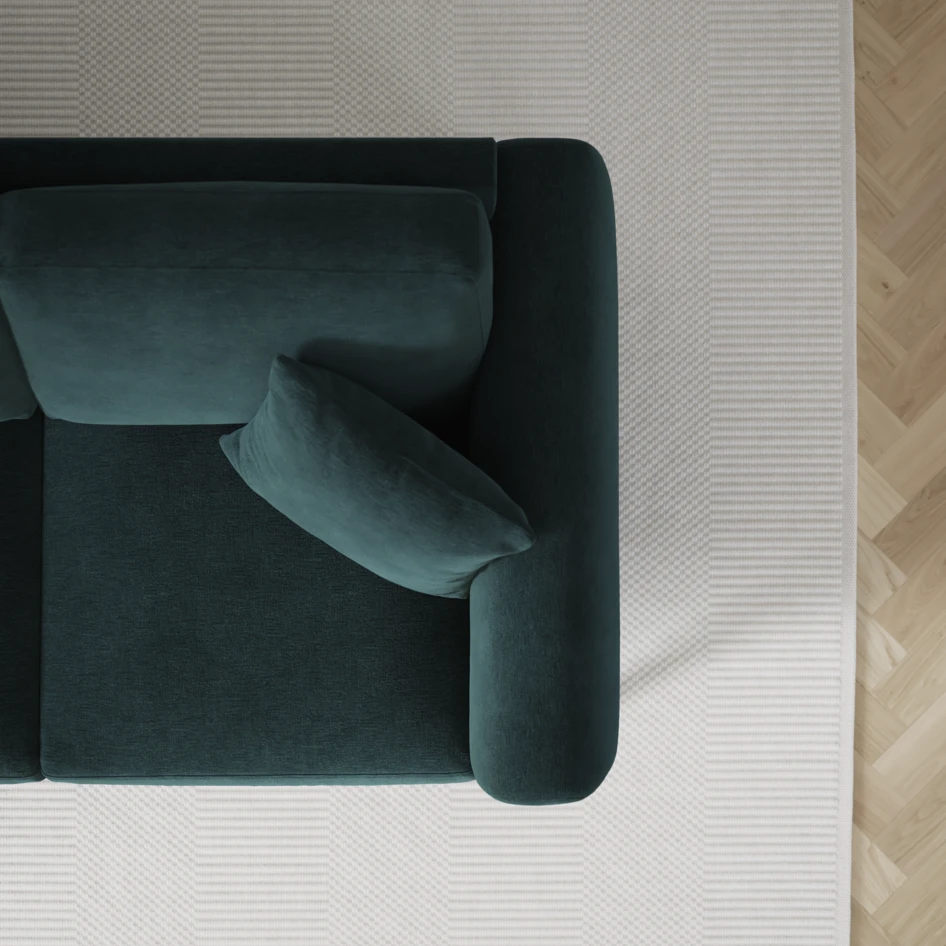 Eden - 3-sits soffa - Blå
