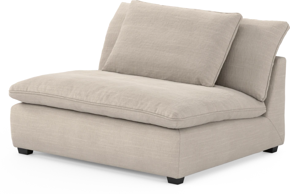 Bellora - 2-sits utan armstöd - Beige