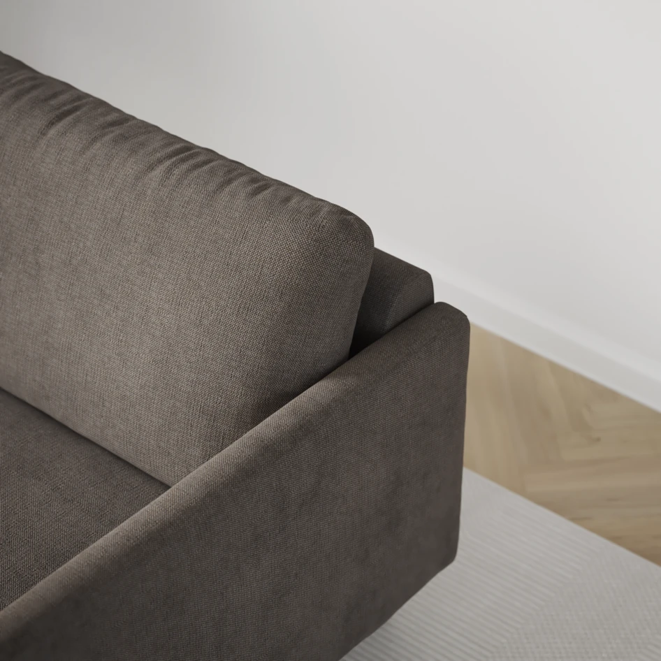 Madison Lux - Hörnsoffa 2+3-sits, hörn 1 - Brun