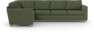 Friday - Hörnsoffa, 2+3-sits - Grön