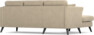 Eden - 2-sits soffa med schäslong - Beige