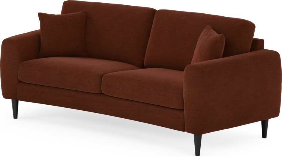Eden - 2,5-sits soffa svängd - Orange