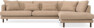 Harper - 3-sits soffa med divan höger - Gul