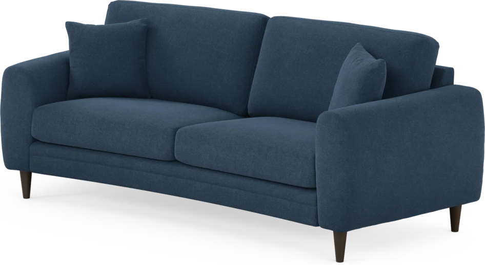 Eden - 2,5-sits soffa svängd - Blå