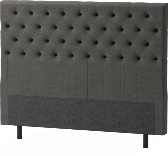 Delux Pikerad XL - Sänggavel, 90-210 cm - Grå