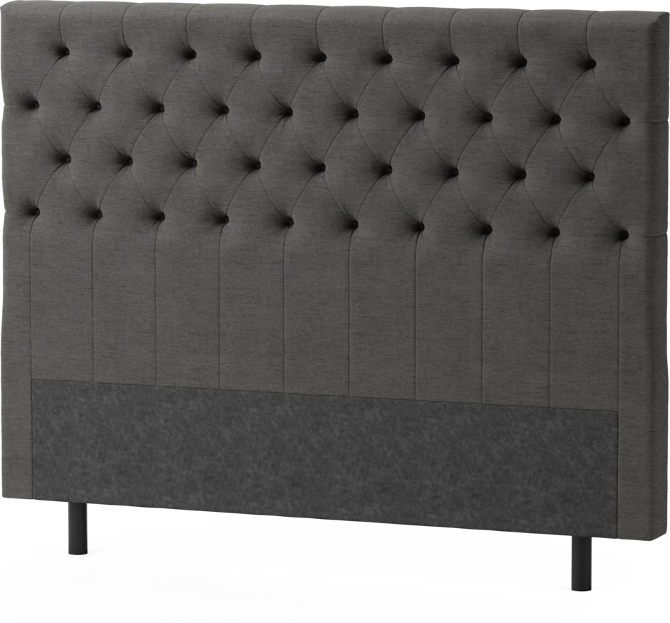 Delux Pikerad XL - Sänggavel, 90-210 cm - Grå