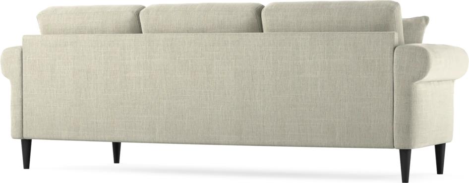 Eden - 3-sits soffa svängd - Beige