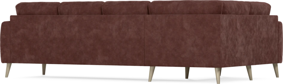 Eden - Hörnsoffa, 1+3-sits - Röd