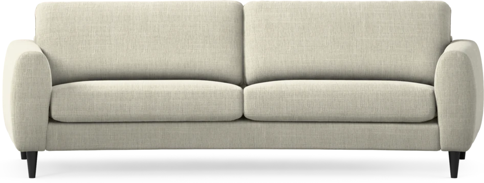 Bridge - 3-sits soffa svängd - Beige