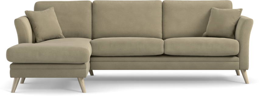 Eden - 2,5-sits soffa med schäslong - Beige