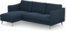 Madison Lux - 2-sits soffa med schäslong vänster - Blå