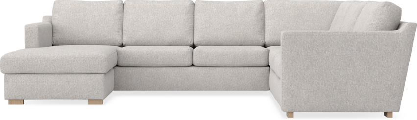 Friday - Hörnsoffa, 3+2-sits med schäslong vänster - Grå
