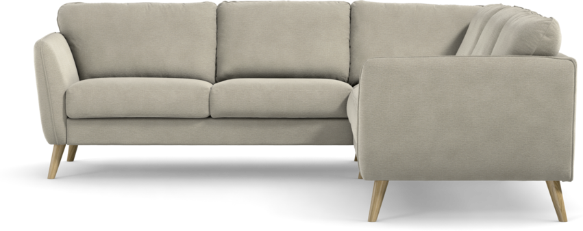 Bridge - Hörnsoffa, 2+2-sits - Brun