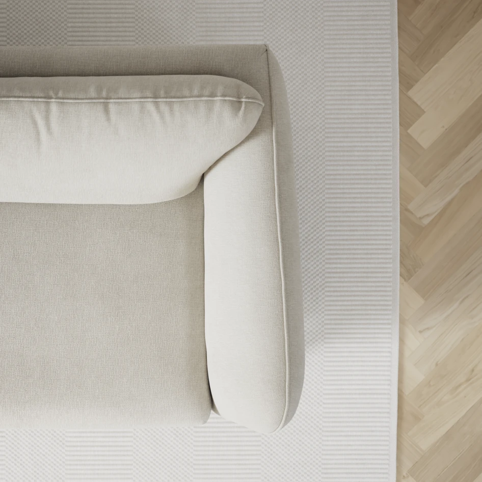 Madison Lux - 2-sits soffa med divan vänster och schäslong höger - Grå