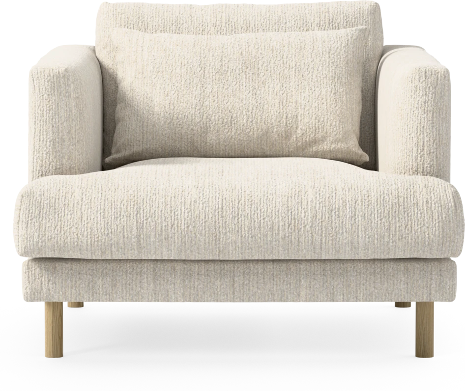 Harper - Fåtölj, 75 cm - Vit