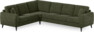 Eden - Hörnsoffa, 2+3-sits - Grön