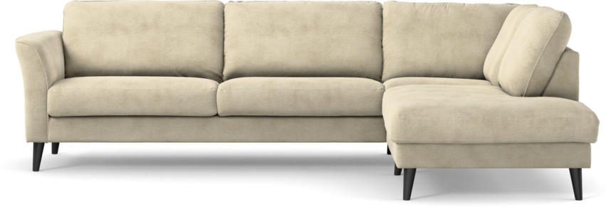 Bridge - 3-sits soffa med divan höger - Beige