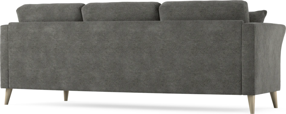 Eden - 3-sits soffa svängd - Grå