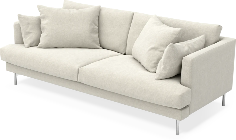 Harper - 3-sits soffa - Vit