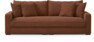 Rossi - 3-sits soffa, hel dyna - Orange