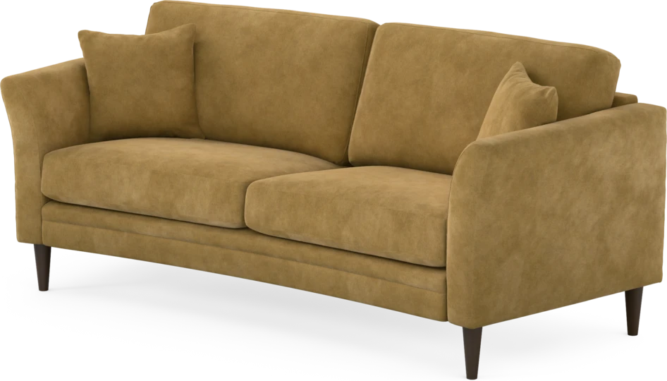 Eden - 2,5-sits soffa svängd - Gul