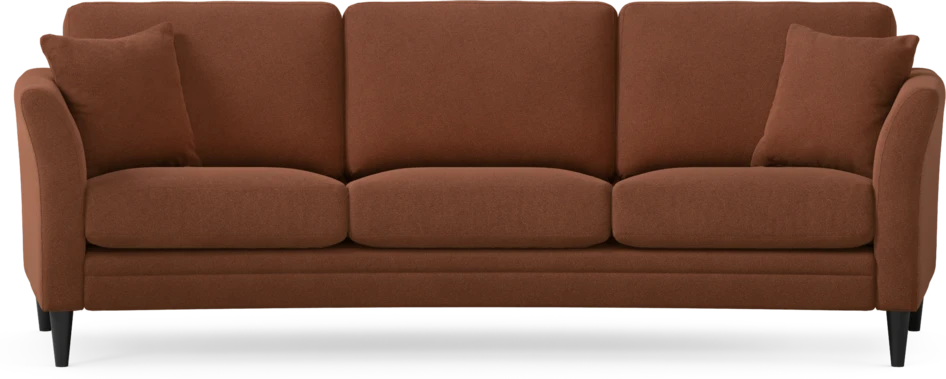 Eden - 3-sits soffa svängd - Orange