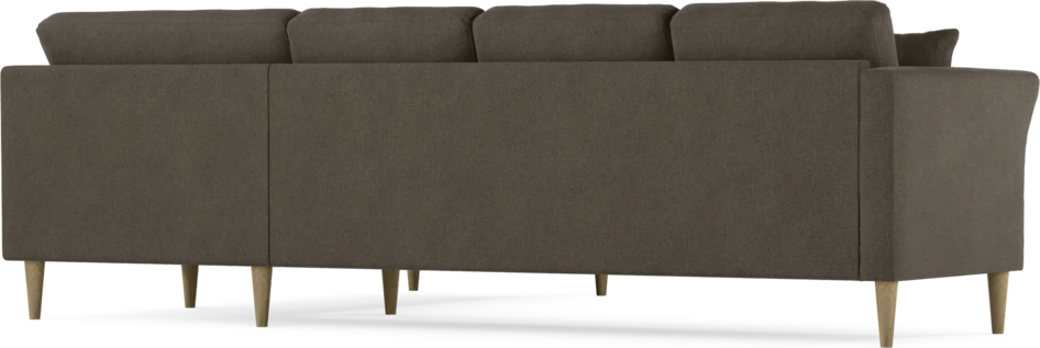 Eden - Hörnsoffa, 3+2-sits - Brun