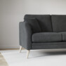 Eden - 3-sits soffa med divan vänster och schäslong höger - Svart