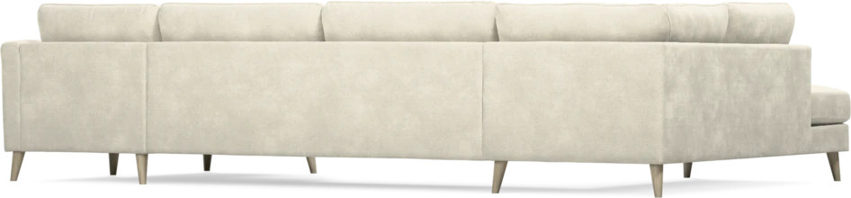 Bridge - 3-sits soffa med divan vänster och schäslong höger - Vit