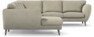 Madison - Hörnsoffa med schäslong vänster - Beige