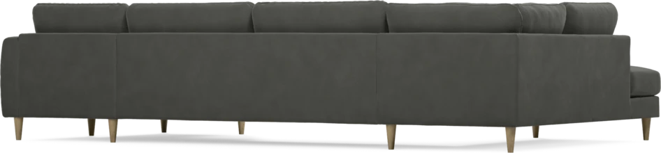 Bridge - 3-sits soffa med divan vänster och schäslong höger - Grå