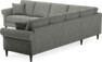 Eden - Hörnsoffa, 3+3-sits - Grå