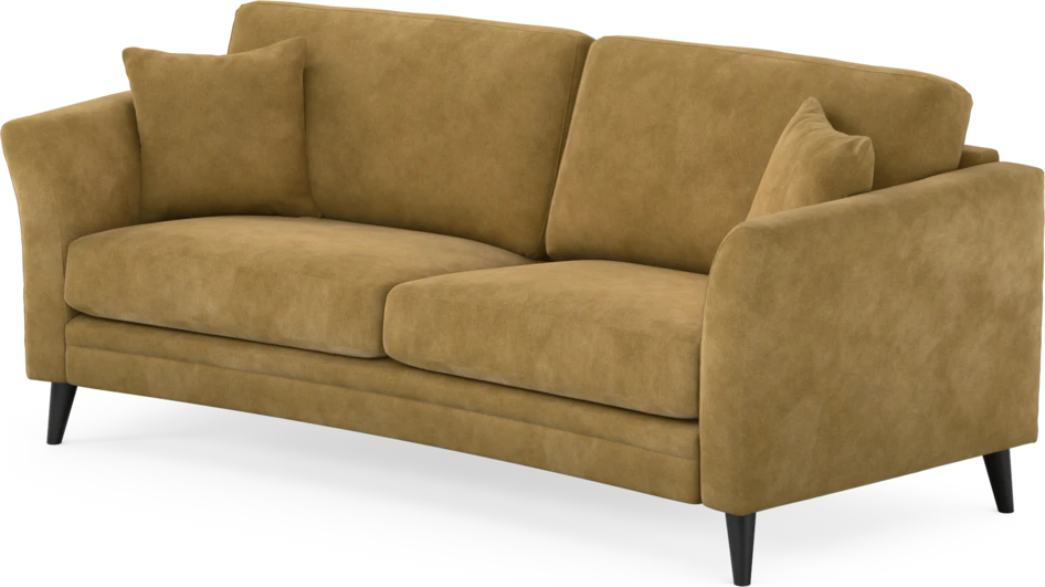 Eden - 2,5-sits soffa svängd - Gul