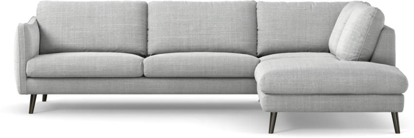 Madison Lux - 3-sits soffa med divan höger - Grå