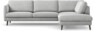 Madison Lux - 3-sits soffa med divan höger - Grå
