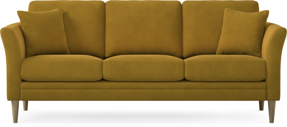 Eden - 3-sits soffa - Gul