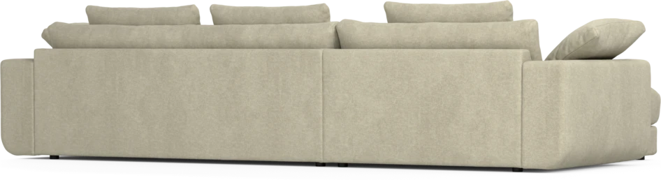 Amie - 3-sits med schäslong vänster - Beige