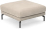 Willow - Fotpall, fast klädsel - Beige