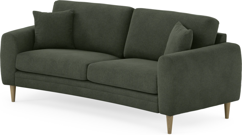 Eden - 2,5-sits soffa svängd - Grön