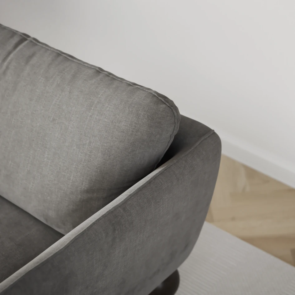 Madison Lux - Hörnsoffa 2+3-sits, hörn 1 - Grå