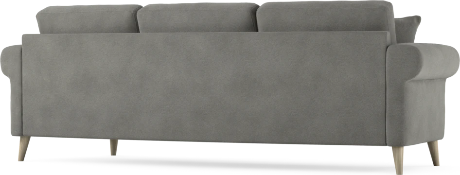 Eden - 3-sits soffa svängd - Grå