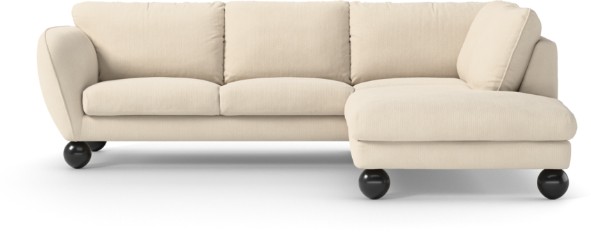 Madison Lux - 2-sits soffa med divan höger - Beige