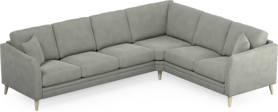 Eden - Hörnsoffa, 3+2-sits - Grå