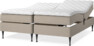 Delux Sense - Ställbar säng, dubbelsäng med bäddmadrass - Beige