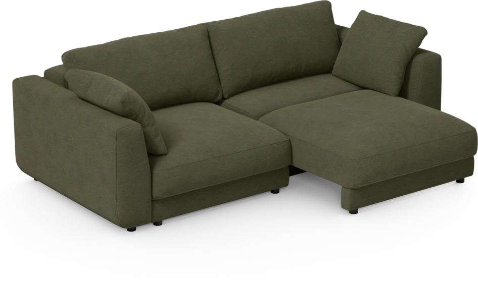 Amie - Bäddsoffa 3-sits - Grön
