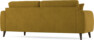 Eden - 2,5-sits soffa svängd - Gul